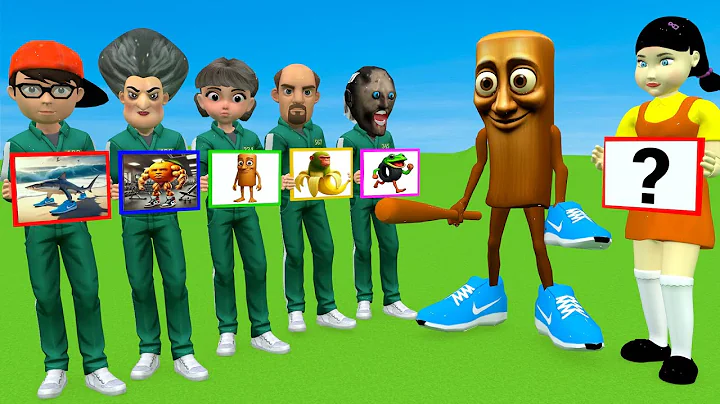 Scary Teacher 3D vs Squid Game Who is Real Tung Tung Tung Sahur Italian Brainrot Challenge