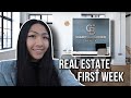 My first week as a real estate agent