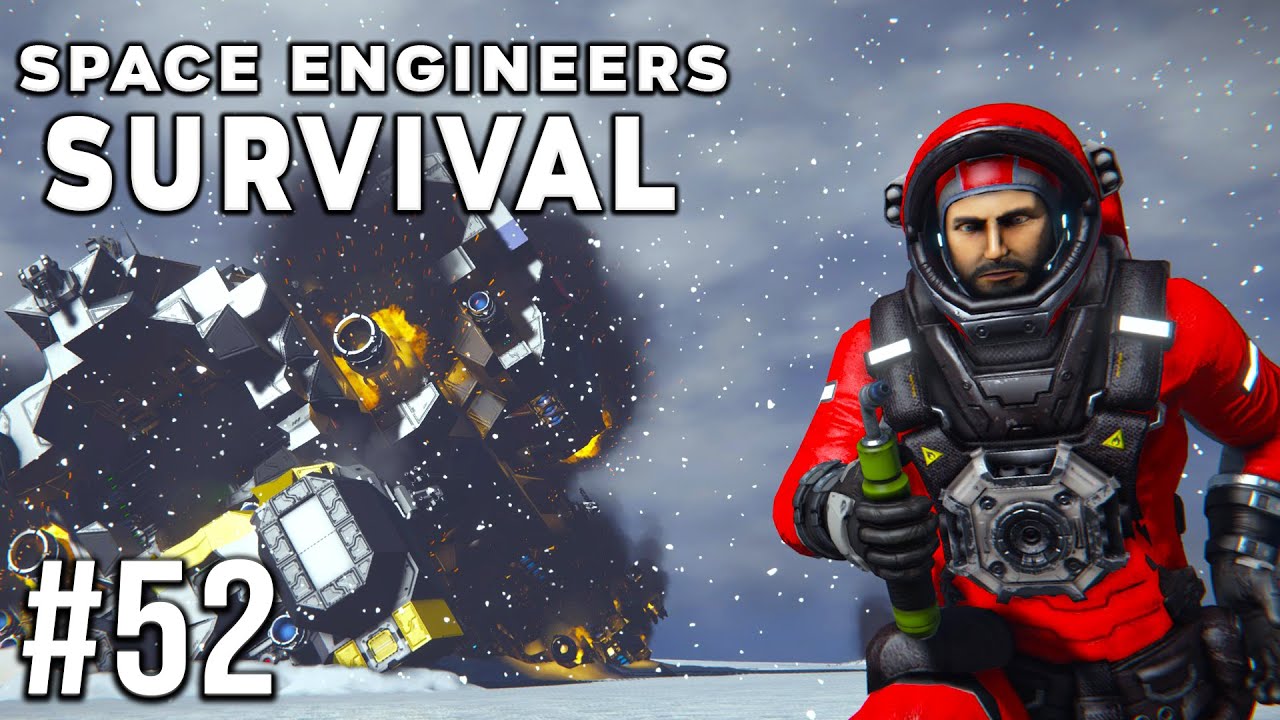Space Engineers - Survival Ep #52 - Frozen Repairs! - YouTube
