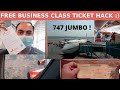 FREE BUSINESS CLASS UPGRADE IN AIR INDIA BOEING 747 JUMBO