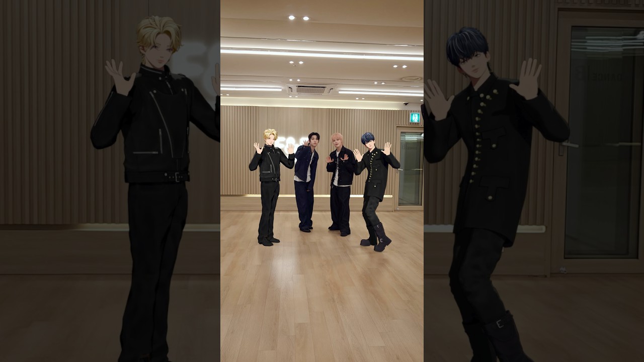 Steven and Juwon in a dance challenge reel with Skinz …