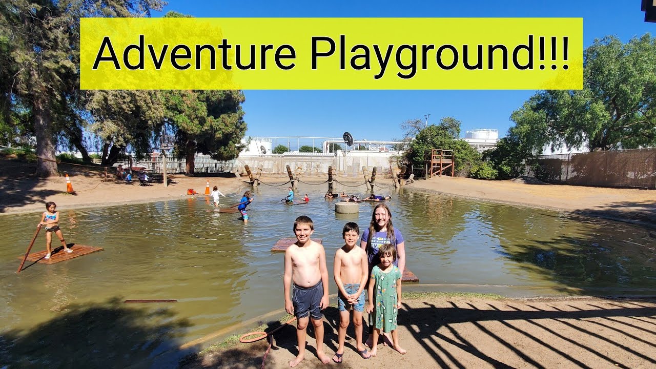 Adventure Playground Mud Park Fun, Mud and Forts!! Huntington Beach