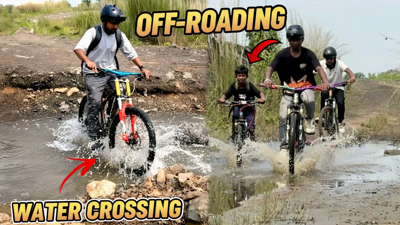 Chhote Bhai Ki Pehli Extreme Long Ride! 😳💦 | Off-Road Water Crossing – Part 2