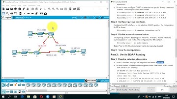 6.2.2.4 Packet Tracer - Configuring Basic EIGRP with IPv4