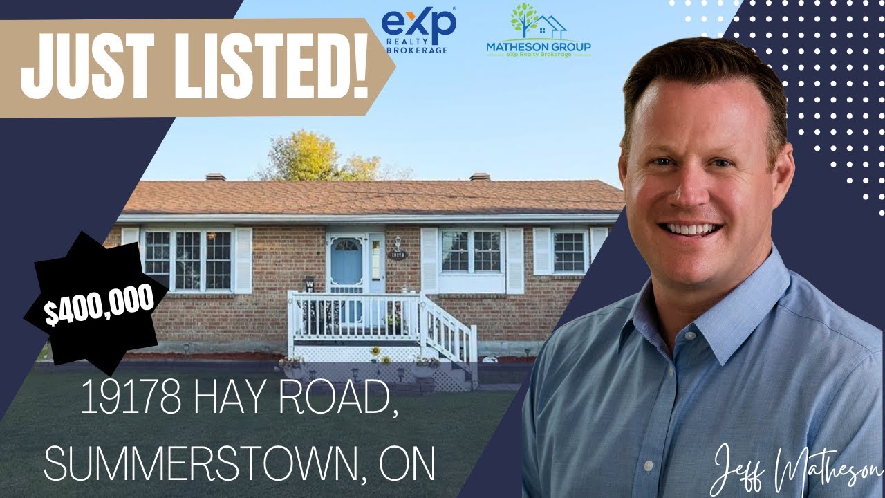 Just Listed 19178 Hay Road 2 Bedroom Bungalow in Summerstown Huge