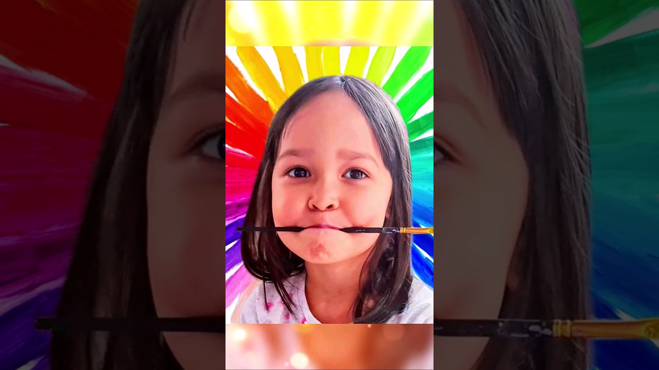 4-year-old kid artist loves drawing and painting | Mia Mai Art