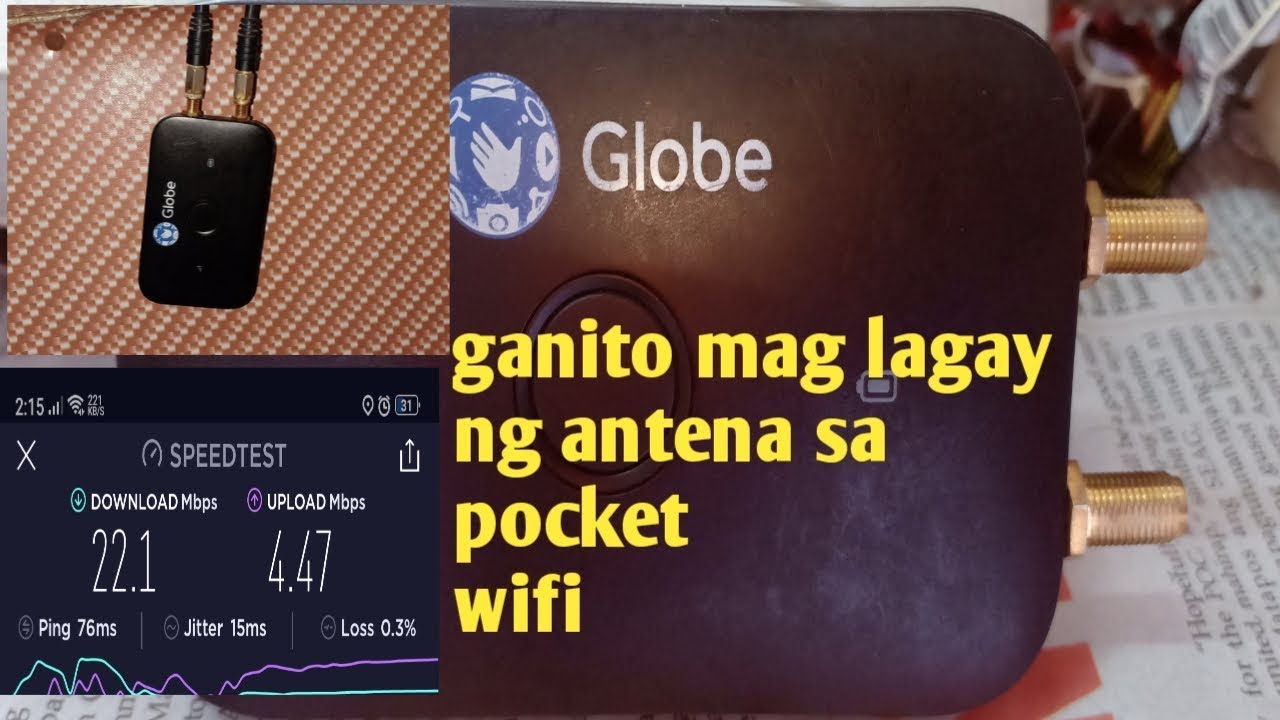 pocket wifi with antena DIY YouTube