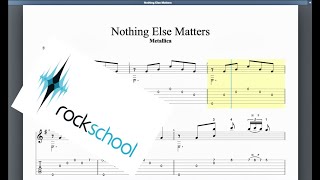 Nothing Else Matters Rockschool Grade 4 Acoustic Guitar
