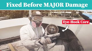 Replacing Bow Eye Hook Rotting Wood Core with Coosa I Boat Restoration by Backyard Boatworks 6,624 views 2 years ago 10 minutes, 18 seconds