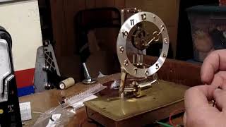 Connection the Kundu  electromechanical clock to the custom circuit from ebay. and How to adjust