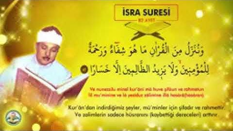 مقطع راااائع من سوره الاسراء للشيخ عبد الباسط