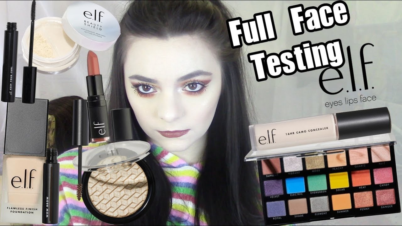 Full Face Testing e.l.f Makeup