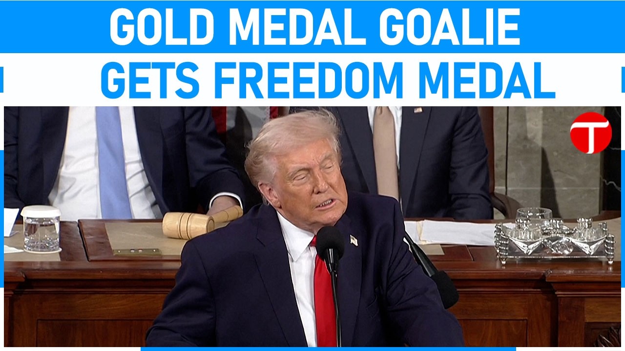Trump announces Presidential Medal of Freedom for US hockey's Connor Hellebuyck