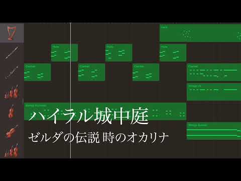 【耳コピ】ハイラル城中庭 ゼルダの伝説 時のオカリナ