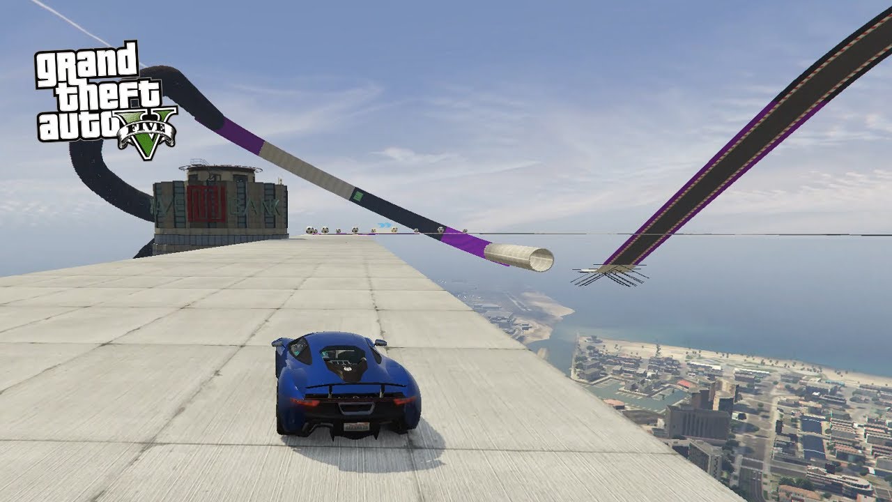 GTA 5 Race Pillbox Hill Tower YouTube