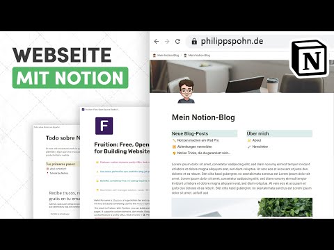 Kostenlose Notion-Webseite in 10 Minuten erstellen