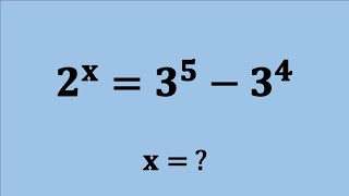 Nice Exponent Simplification Maths Problem  Find The Value Of X  2x  33