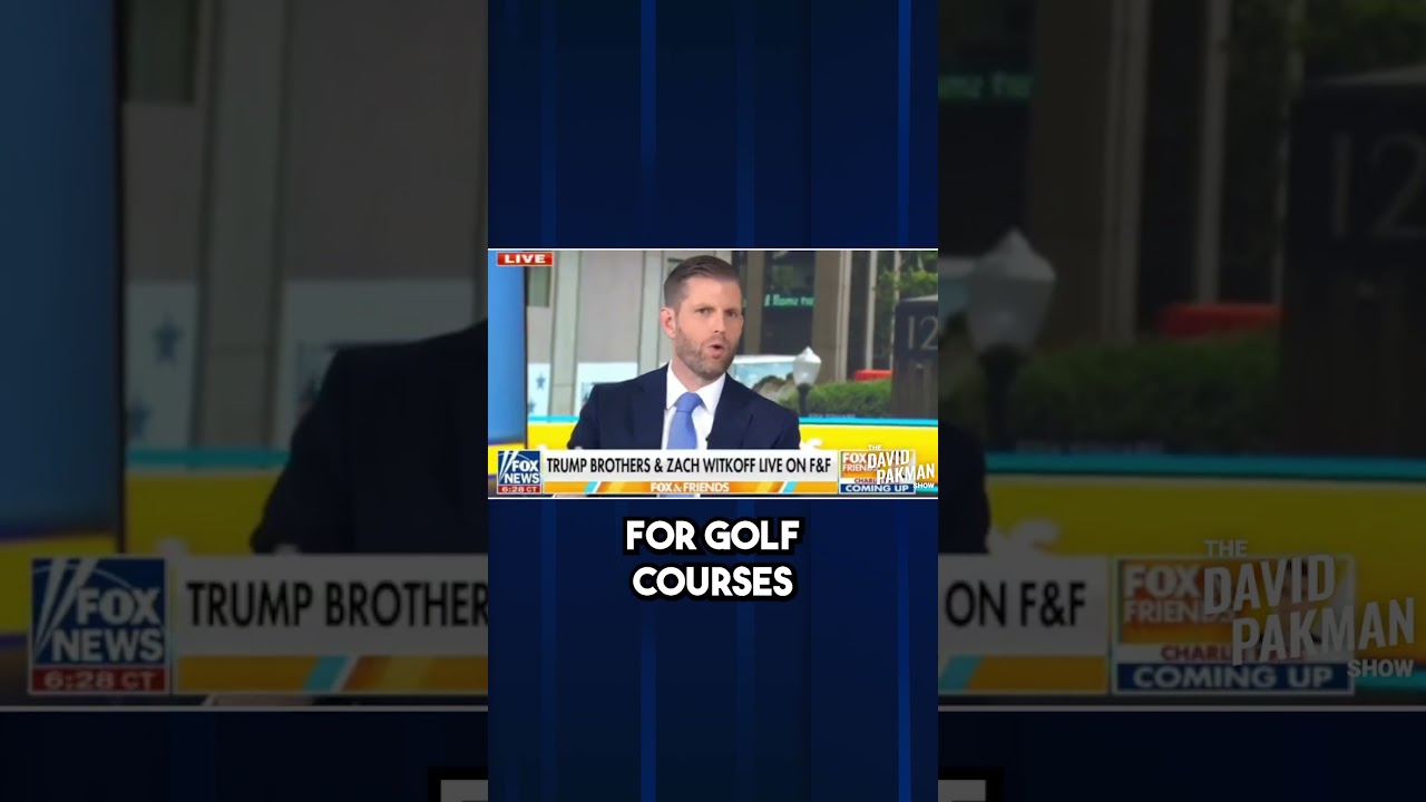 Eric & Don Jr: We had “no choice” but to grift #shorts