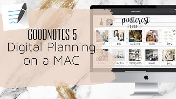 Goodnotes 5 on a Mac | Can you do digital planning on a Mac?