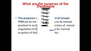 Ectopic Eruption Of First Permanent Molars