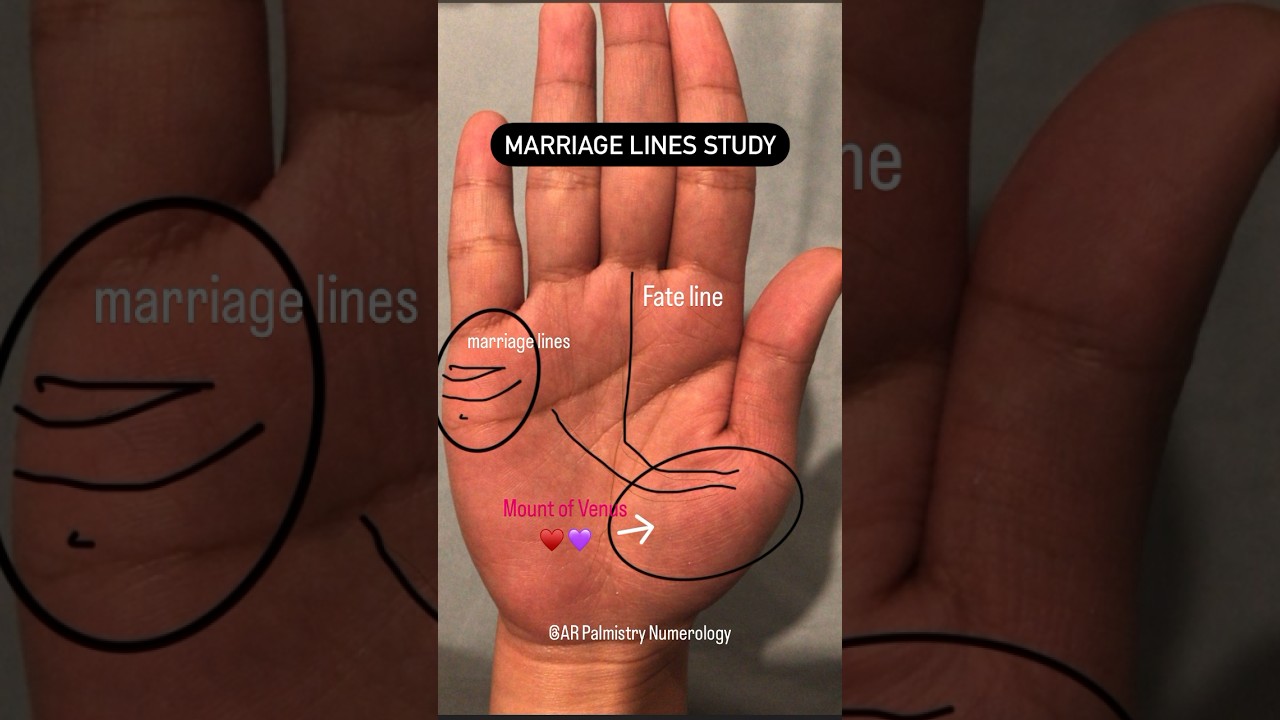 Palmistry | Love marriage signs lines venus | 