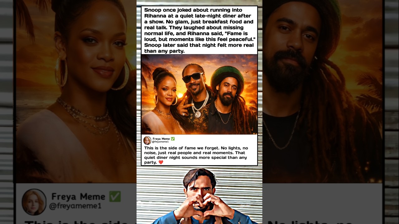 Snoop and Rihanna at 3AM Hits Different 😭 Pancakes, Peace, and Real Life 