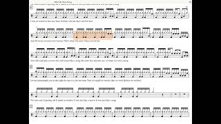 [60s Preview] When We Were Young-Adele (Drum tutorial,DrumScore,DrumSheetMusic,DrumNotion,드럼악보)