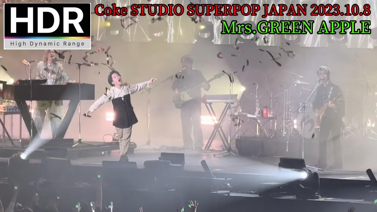 Mrs.GREEN APPLE Magic Coke STUDIO SUPERPOP JAPAN 2023.10.8 2K HDR