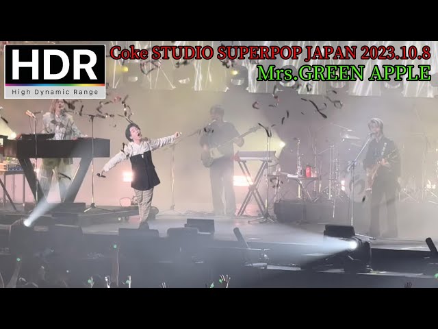 Mrs.GREEN APPLE Magic Coke STUDIO SUPERPOP JAPAN 2023.10.8 2K HDR