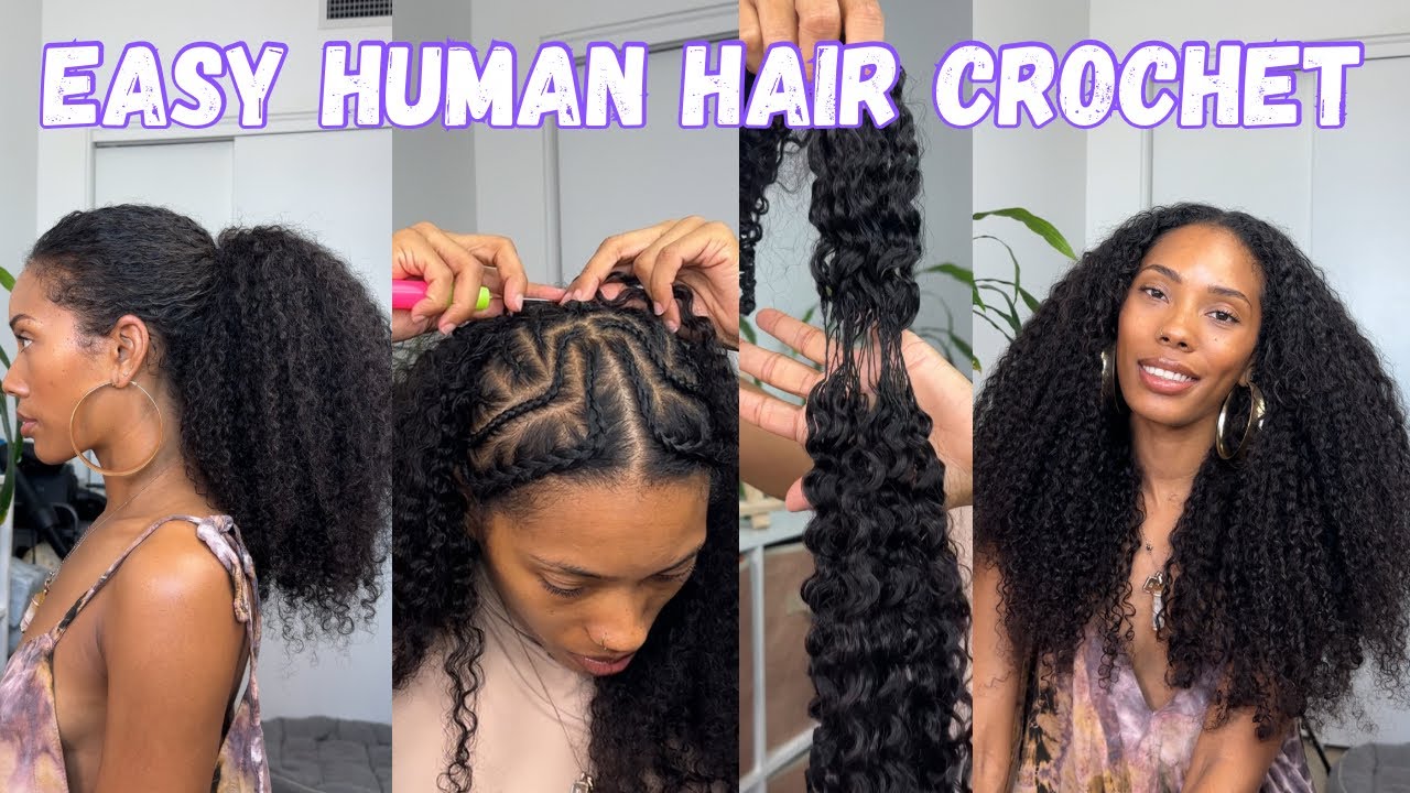 Not Your Aunty’s Crochet! | Easy Human Hair Crochet for Beginners | YWigs