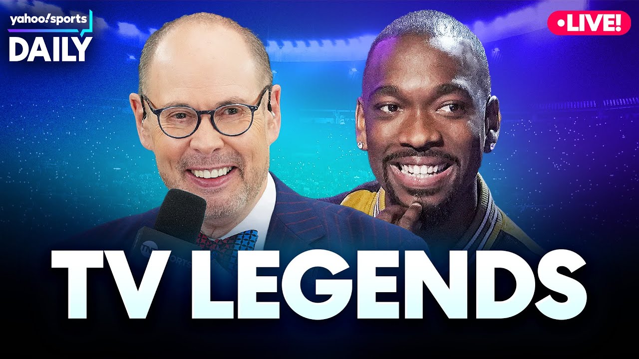 Ernie Johnson of "Inside the NBA" & SNL Legend Jay Pharoah Join LIVE! | Yahoo Sports Daily 🔴