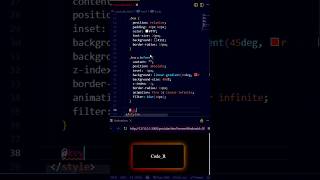 👉 Fire Border Effect 🔥 | CSS Animation
