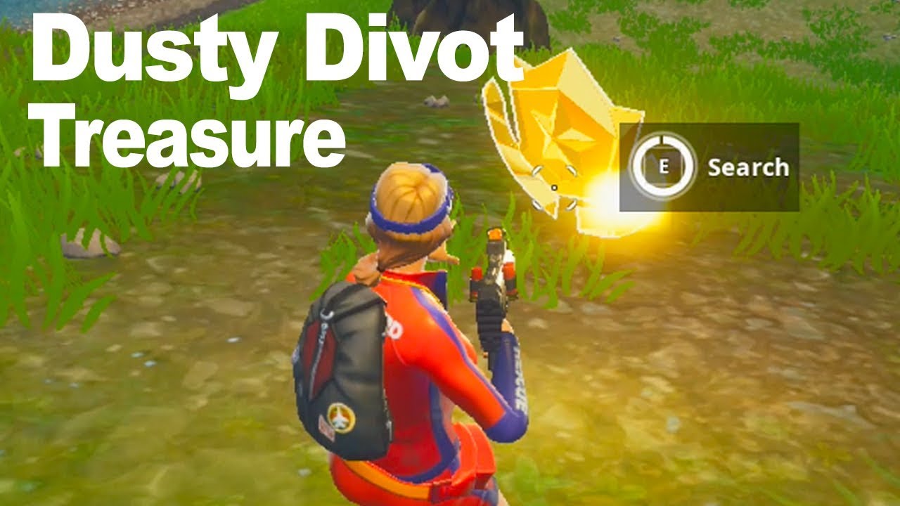 Follow the treasure map found in Dusty Divot – Fortnite Season 5 