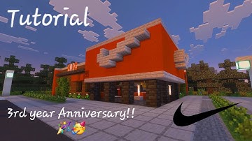 Tutorial: How to make a Nike store IN MINECRAFT!!!!!