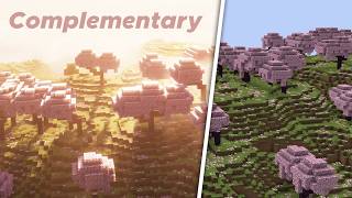 Complementary Unbound Shaders VS Vanilla Minecraft