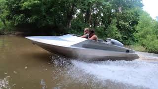 Mini Jet Boating the Flooded Bourbeuse River