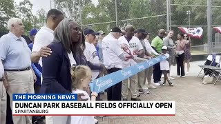 Duncan Park baseball fields officially open