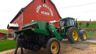 Seeding Rye/Oats Cover Crop On A Dairy Farm!