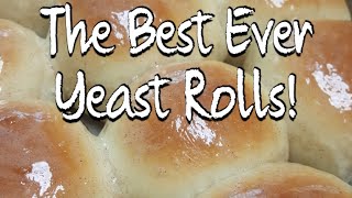 Delicious Yeast Rolls ~ sweet, fat, fluffy. overall the best ever yeast rolls!