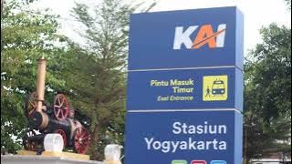 Nada Bel Kedatangan Kereta Api Stasiun Yogyakarta dan Stasiun Lempuyangan