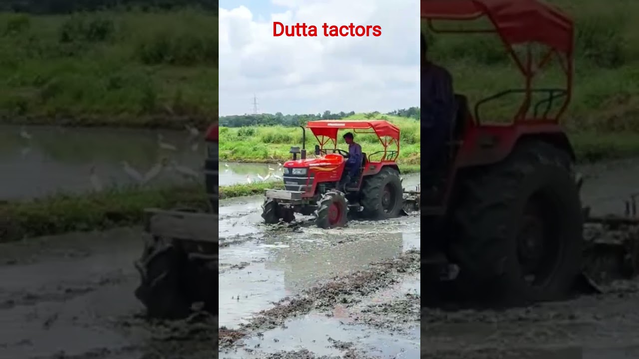 Mahindra tactor driving on the rugh land # tactors lover