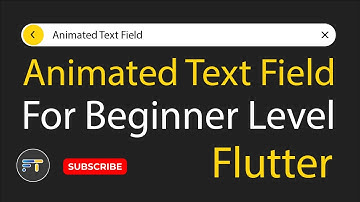 Animated Text Field / Search Bar in flutter | Deeply Explained
