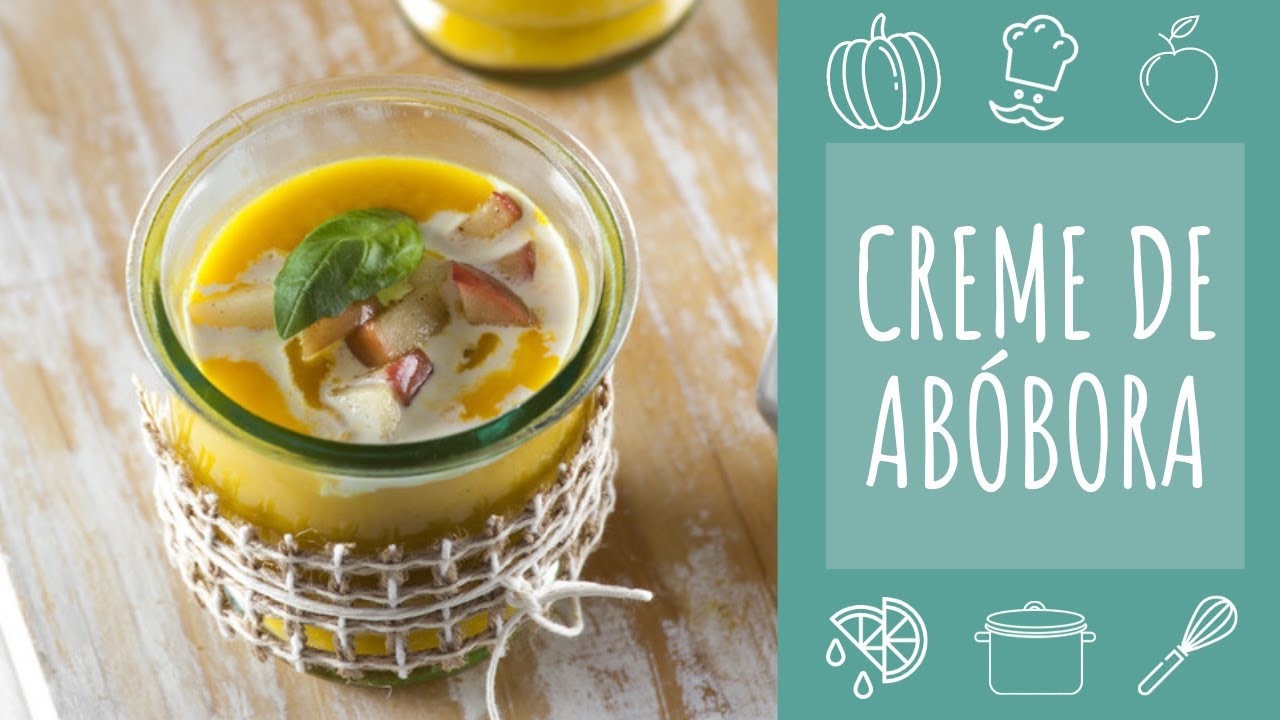 Creme de Abóbora com Maçã