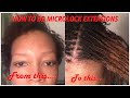 HOW TO CROCHET HUMAN HAIR TO MICROLOCS