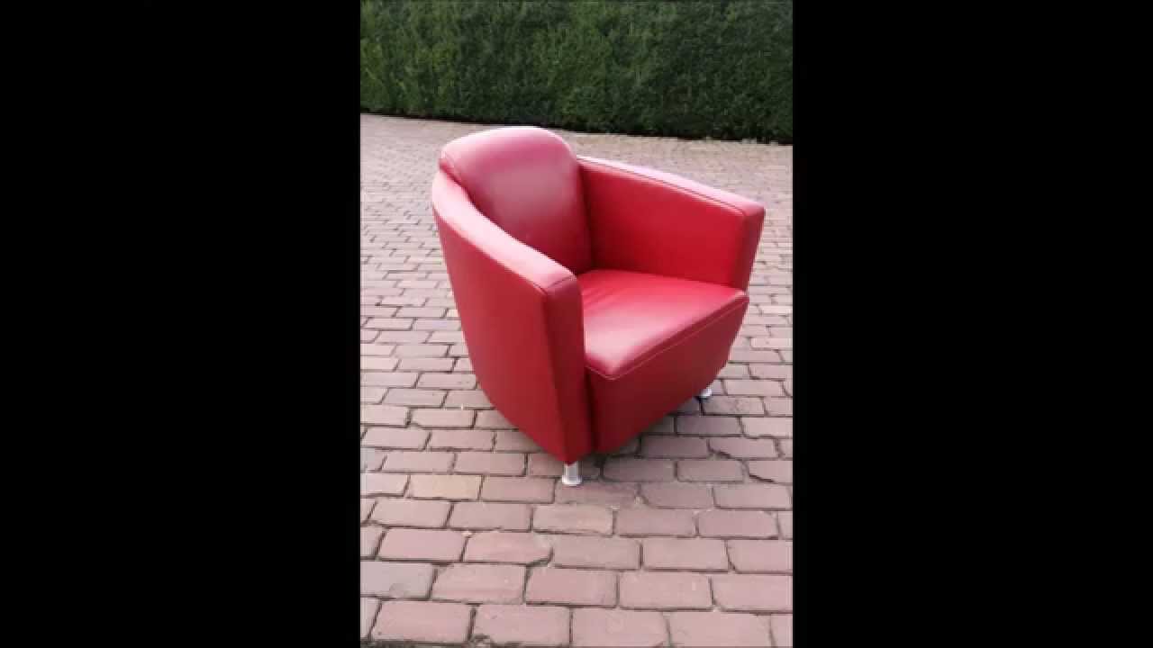 tafel bagage hongersnood Een leren fauteuil herstofferen - YouTube