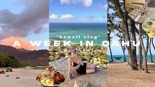 WEEK IN HAWAII 🌴 beach days, hikes, hawaiian food, farmer's markets *travel vlog*