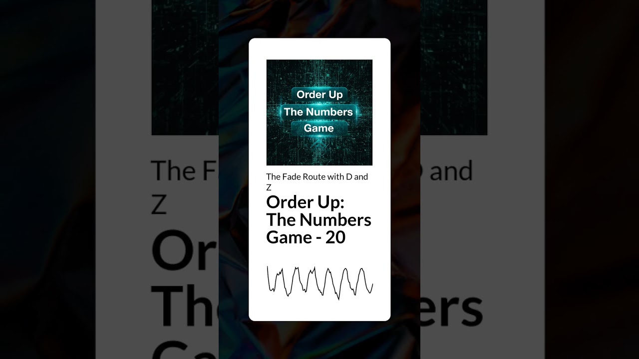 Order Up: The Numbers Game - 20