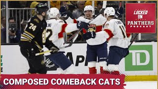 Panthers Composed After Bruins' Early Antics, Came Back In The Third To Take a 3-1 Series Lead