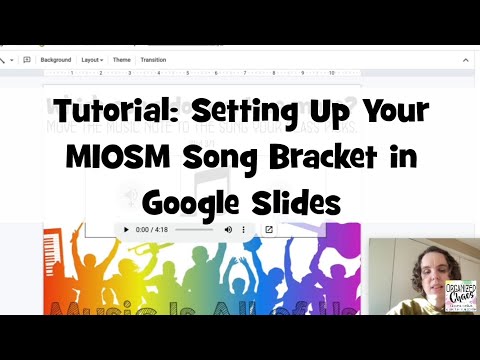 Setting Up Your MIOSM® Song Bracket in Google Slides®