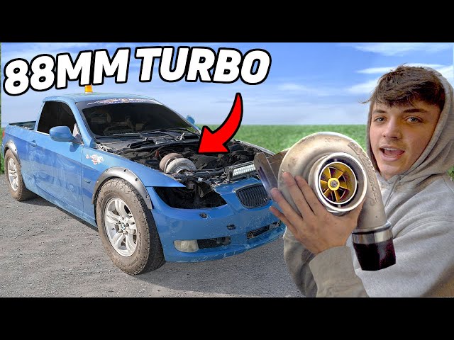 I Put The Worlds BIGGEST TURBO In My BMW 335i... class=